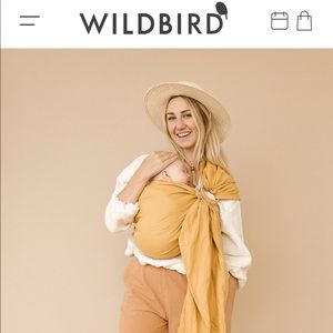 Maternity /Golden Double Solid WildBird baby Sling